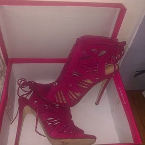 Hot pink heel